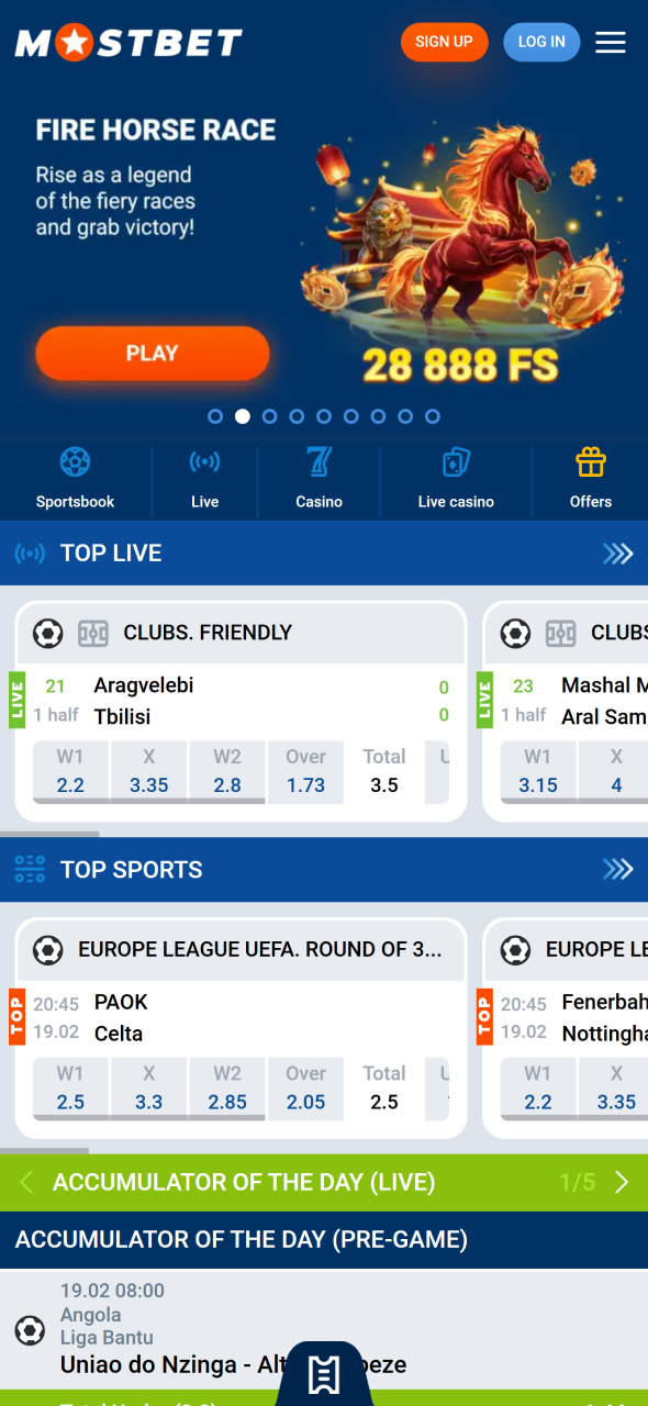 Visit Mostbet main page for newest bonuses and popular sports tournaments.