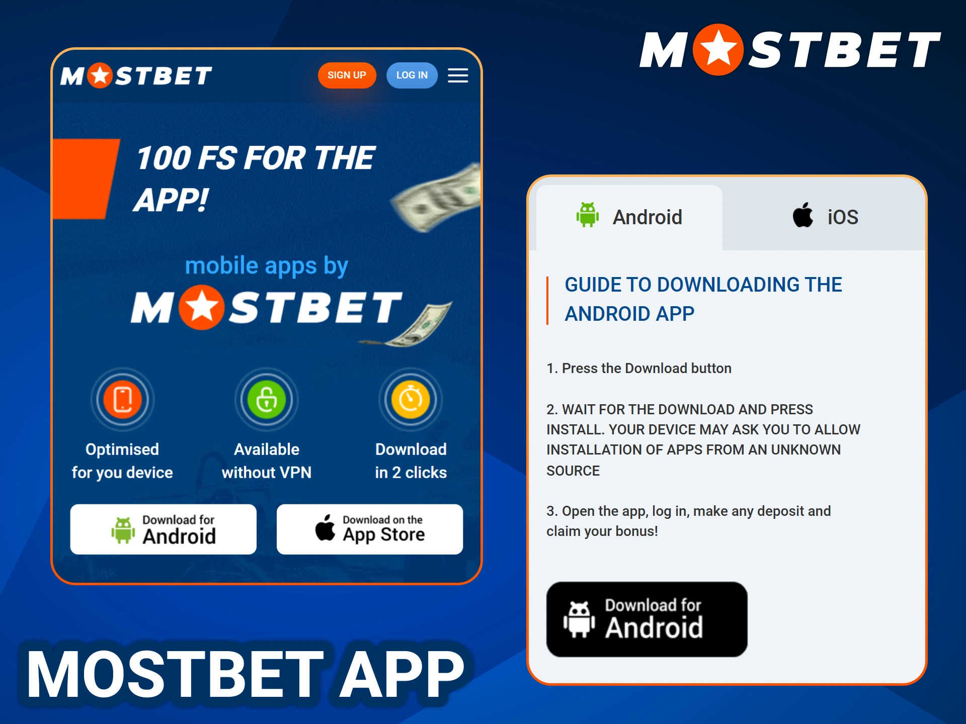 Read abount official Mostbet application.