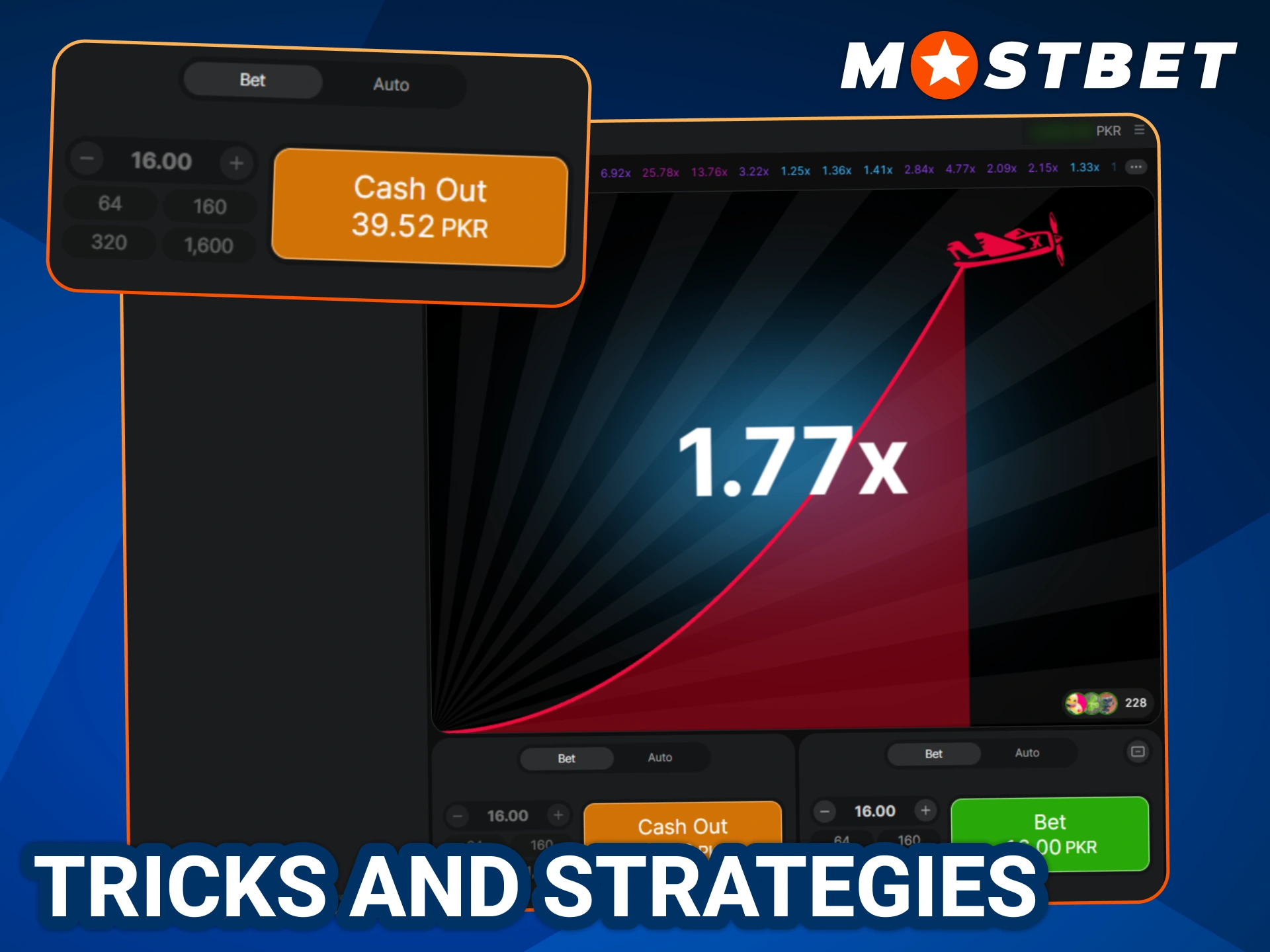 Use those strategies to improve your wins at Mostbet Aviator game.