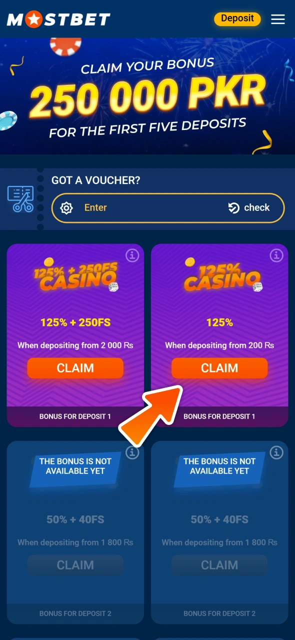 Select Mostbet welcome offer you like.