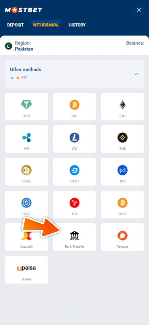 Withdraw your winnings with extra money from Mostbet bonuses.