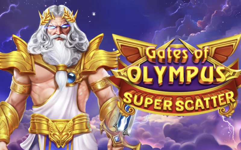 Play new version of popular game Gates of Olympus Super Scatter at Mostbet casino.