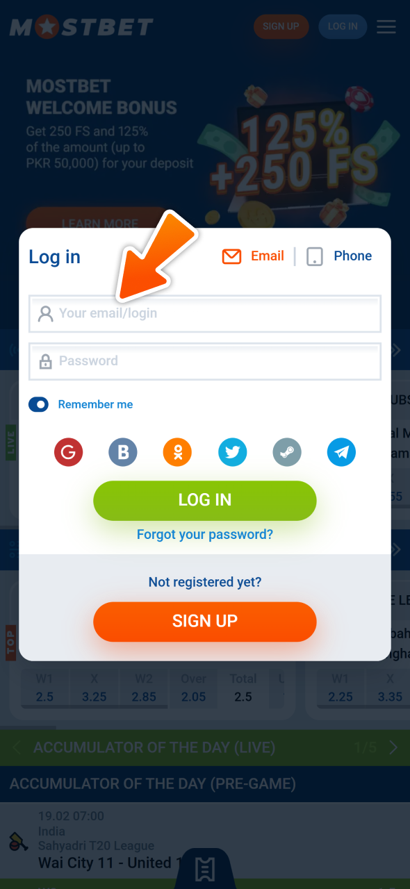 Open your Mostbet account to withdraw funds.